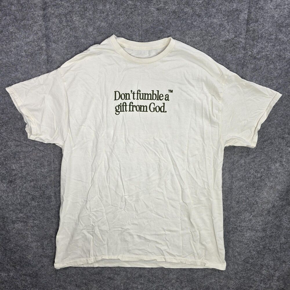 God Is Dope Shirt Mens Large White Inspirational Graphic Streetwear‎ Tee